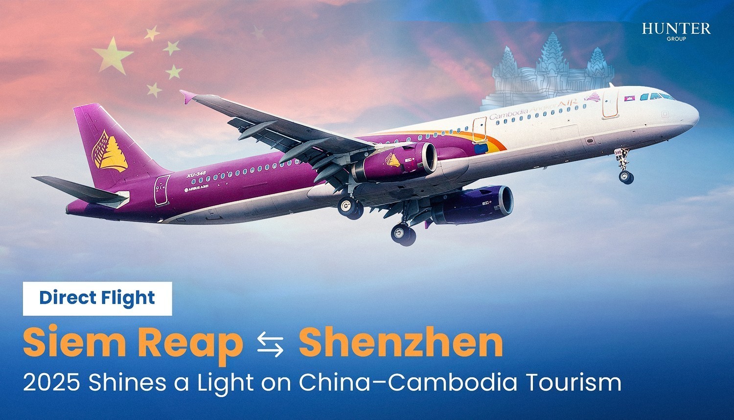 Thumbnail for post titled: Direct Flight: Siem Reap - Shenzhen 2025 Shines a Light on China–Cambodia Tourism